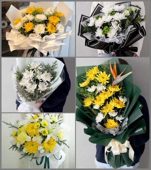 贵州六盘水盘县羊场乡高光村白事花束代送